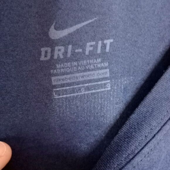 Nike Men's Dri-Fit USA Football Short Sleeve T Shirt Tee Navy Rare sz: Large - Picture 7 of 7